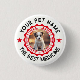 Gepersonaliseerde bewerkbare Pet Lovers Ronde Button 3,2 Cm
