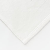Gepersonaliseerde BFF-definitie Zwart en Wit Fleece Deken (Hoek)