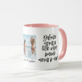 Gepersonaliseerde BFF lange afstand Mok Beste vrie (Voorkant rechts)