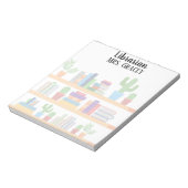 Gepersonaliseerde bibliothecaris Terug naar school Notitieblok (Linkerzijde)