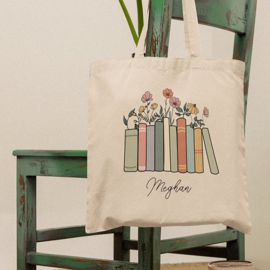 Gepersonaliseerde Bibliotheek Boekzak Gift voor Re Tote Bag