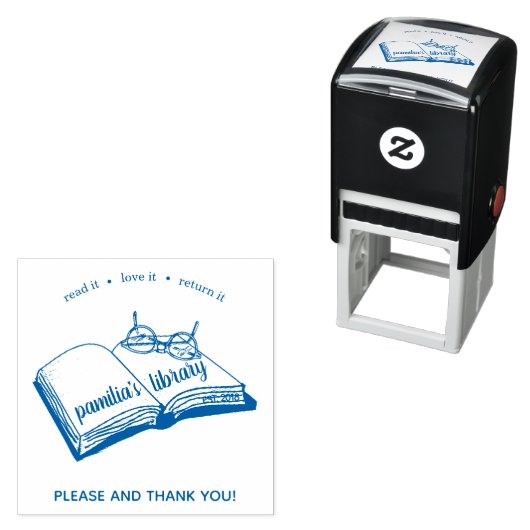 Gepersonaliseerde Bibliotheek Stempel Read It Love (In situ)