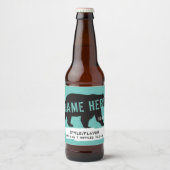 Gepersonaliseerde bierflesetiketten bier etiket (Voorkant)