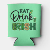 Gepersonaliseerde bierkoeler - Eat Drink Be Irish (Voorkant)