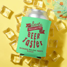 Gepersonaliseerde bierliefhebber Funny Christmas G Blikjeskoeler