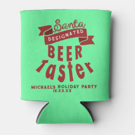 Gepersonaliseerde bierliefhebber Funny Christmas G Blikjeskoeler