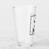 Gepersonaliseerde "BIERMIJN" Bier Glas (Rechts)