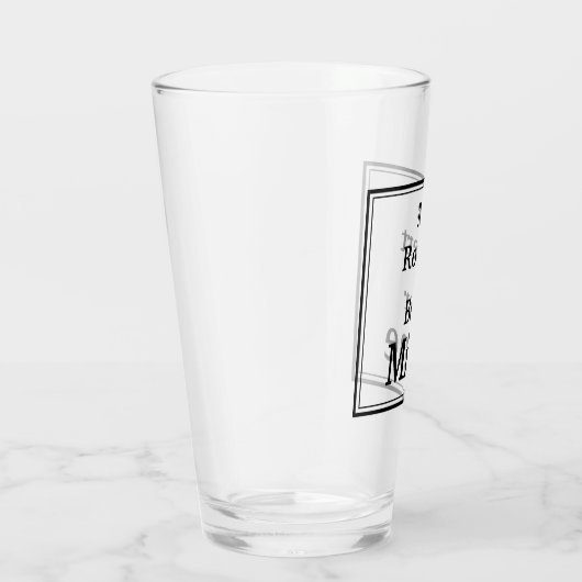 Gepersonaliseerde "BIERMIJN" Bier Glas (Rechts)