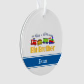 Gepersonaliseerde Big Brother Choo Choo trein Ornament (voorkant)