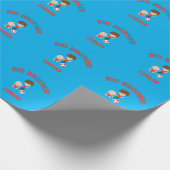 Gepersonaliseerde Big Brother w Baby Brother Patte Cadeaupapier (Hoek)