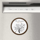 Gepersonaliseerde Big Family Tree (20 namen) Magneet (Insitu (Vaatwasser))