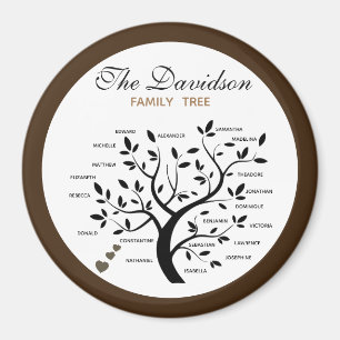 Gepersonaliseerde Big Family Tree (20 namen) Magneet