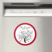 Gepersonaliseerde Big Family Tree (20 namen) Magneet (Insitu (Vaatwasser))