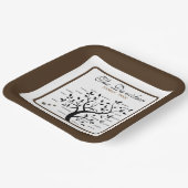 Gepersonaliseerde Big Family Tree (20 namen) Papieren Bordje (Gebogen)