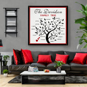 Gepersonaliseerde Big Family Tree (20 namen) Perfect Poster