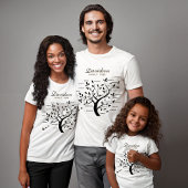 Gepersonaliseerde Big Family Tree (20 namen) T-shirt