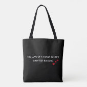 Gepersonaliseerde Big Family Tree (20 namen) Tote Bag (Achterkant)