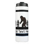 Gepersonaliseerde Big Foot Sasquatch Yeti Swamp Ap Thermosbeker (Voorkant)