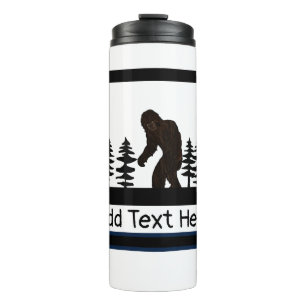 Gepersonaliseerde Big Foot Sasquatch Yeti Swamp Ap Thermosbeker