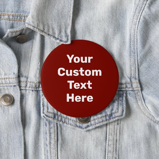Gepersonaliseerde Big Pin-On Button (In situ)