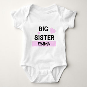 Gepersonaliseerde Big Sister Love Romper