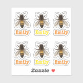 gepersonaliseerde bij sticker (Vel)