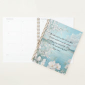 Gepersonaliseerde Bijbel Verse Bloemen Wall Art Planner (Display)