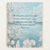 Gepersonaliseerde Bijbel Verse Bloemen Wall Art Planner (Voorkant)