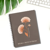 Gepersonaliseerde Bijbel Verse Floral Christelijk  Notitieboek