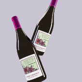 Gepersonaliseerde Bijbel Verse Vrolijk Kerstfeest Wijn Etiket