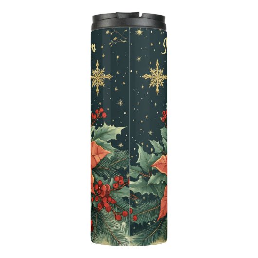 Gepersonaliseerde Bijbelse Geboorte Kind & Verse Thermosbeker (Achterkant)