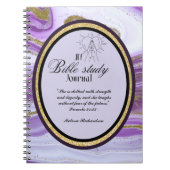 Gepersonaliseerde Bijbelstudie Naam en geloofsbijb Notitieboek (Voorkant)