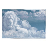 Gepersonaliseerde Bijbelvers Blauw Grijs Jongens K Kussensloop (Achterkant)