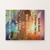 Gepersonaliseerde bijbelverse puzzel voor volwasse (Horizontaal)