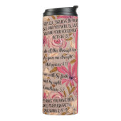 Gepersonaliseerde Bijbelverzen Thermosbeker (Gedraaid links)