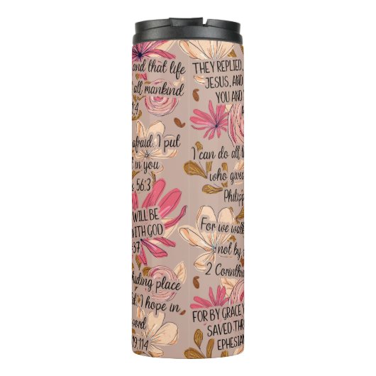 Gepersonaliseerde Bijbelverzen Thermosbeker (Achterkant)