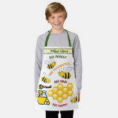 Gepersonaliseerde bijen- en honingbijen en -Kinder Schort (Gedragen)
