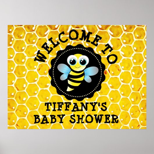 Gepersonaliseerde bijen of honingbijen met Poster (Voorkant)