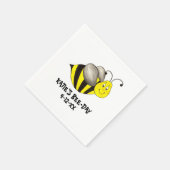 Gepersonaliseerde bijendag: Bumblebee Birthday Servetten (Hoek)