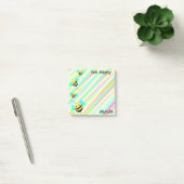 Gepersonaliseerde bijengelukkig post-it® notes (Kantoor)