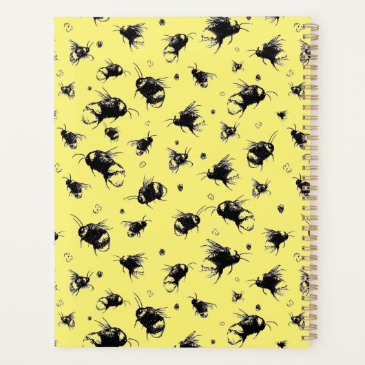 Gepersonaliseerde bijenplanner | Kerstcadeau voor  Planner (Achterkant)