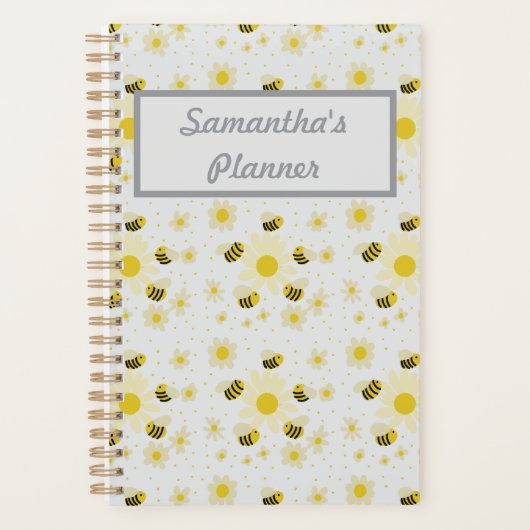 Gepersonaliseerde bijenplanner planner (Voorkant)