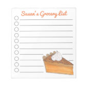 Gepersonaliseerde bijzondere lijst van suikerhoude notitieblok (Voorkant)