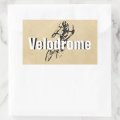 Gepersonaliseerde Bike Racing Rechthoekige Sticker (Tas)