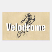Gepersonaliseerde Bike Racing Rechthoekige Sticker (Voorkant)