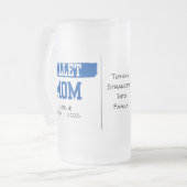 Gepersonaliseerde billet mama met sentimentele quo matglas bierpul (Voorkant links)