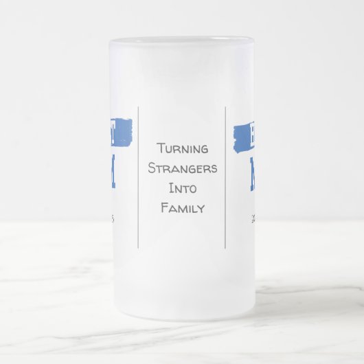 Gepersonaliseerde billet mama met sentimentele quo matglas bierpul (Center)