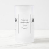 Gepersonaliseerde billet mama met sentimentele quo matglas bierpul (Center)