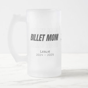 Gepersonaliseerde billet mama met sentimentele quo matglas bierpul