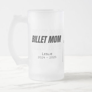 Gepersonaliseerde billet mama met sentimentele quo matglas bierpul